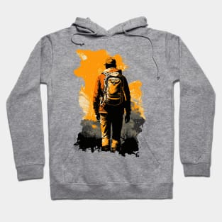 Time for adventure - I'd rather be hiking in the wilderness - Man Hoodie